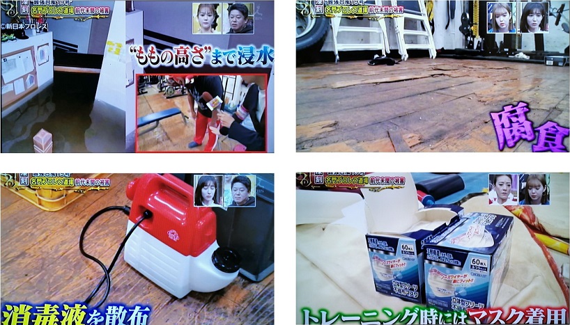 台風19号で新日本プロレス道場の被害総額は数千万円 マット裏の板の腐食でリングが使えず 消毒液やマスクによる衛生面対策も プロレス 格闘技 ボクシングの情報配信 カクトウログ