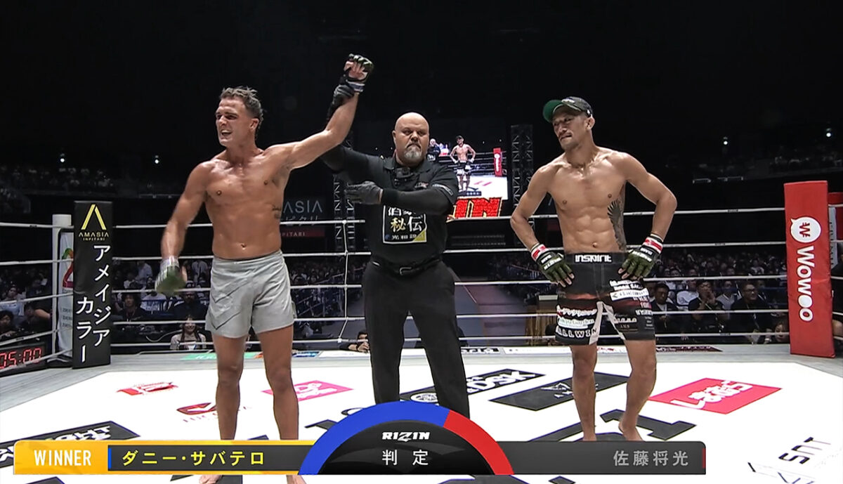 佐藤将光 vs. ダニー・サバテロ