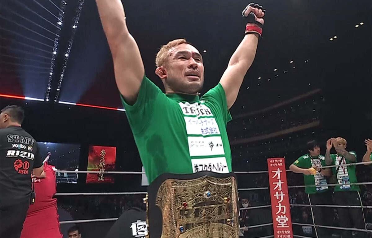 RIZINフライ級王者は扇久保に