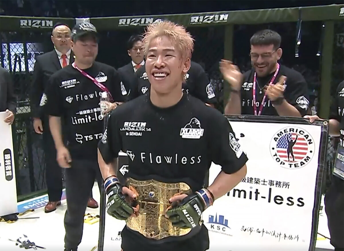 神龍誠がRIZINフライ級の新王者に