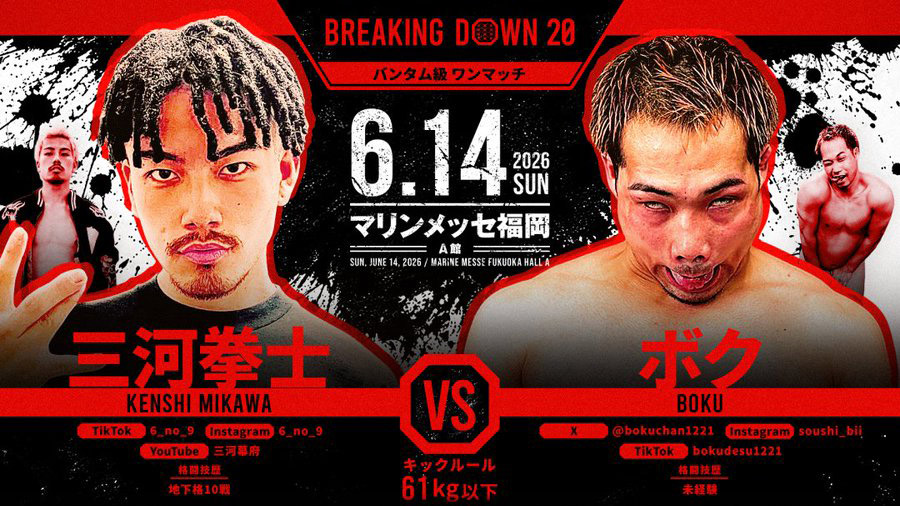 三河拳士 vs ボク