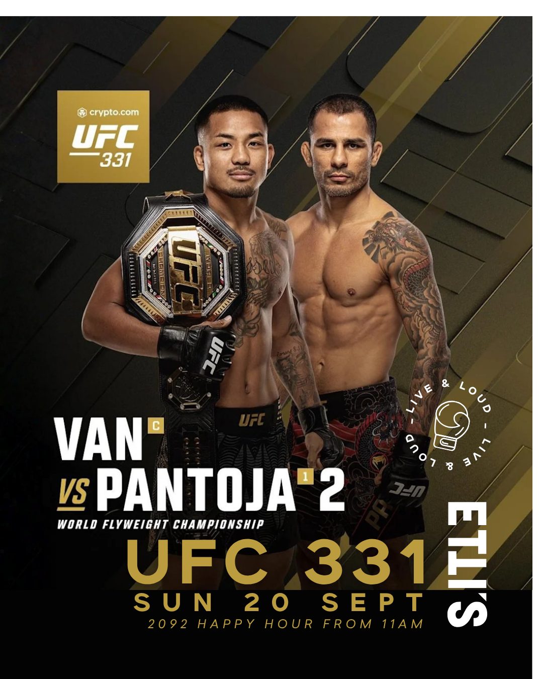 UFC 331:ヴァン vs パントージャ2