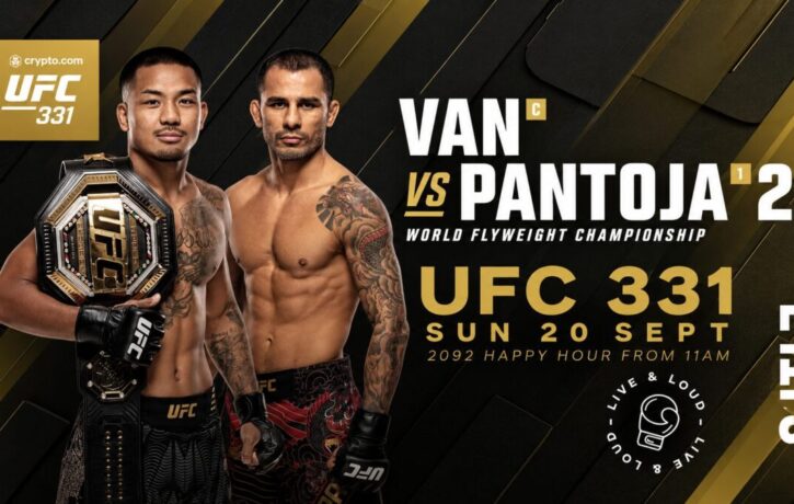 UFC世界フライ級選手権試合 ジョシュア・ヴァン VS アレッシャンドリ・パントージャ